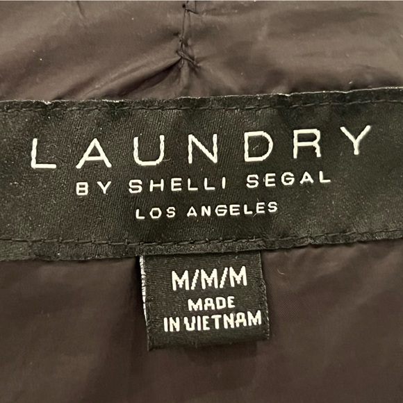 LAUNDRY women black winter jacket /size M - Picture 11 of 13